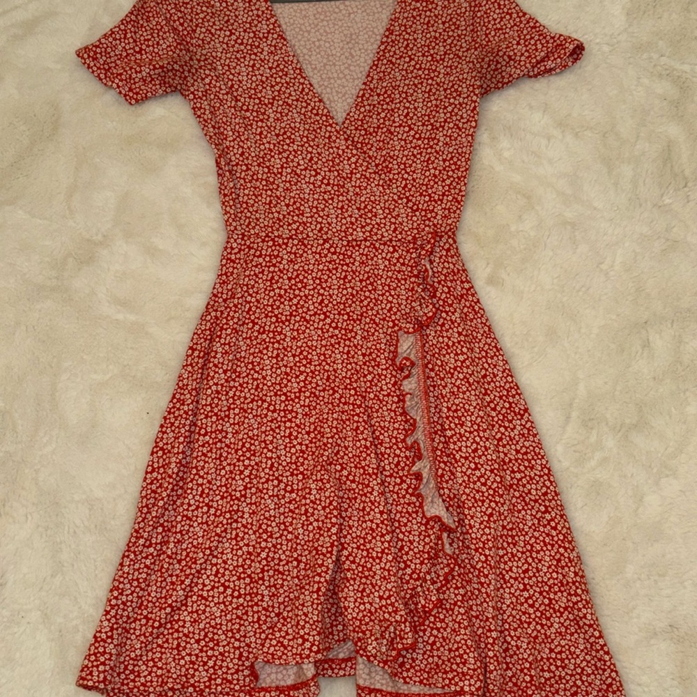 Pull & bear wrap mini dress